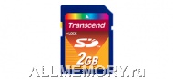 Карта памяти 2GB Secure Digital Card, Transcend