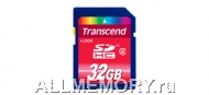 Карта памяти 16GB Secure Digital Card, High Capacity (SDHC) Class 2, Transcend