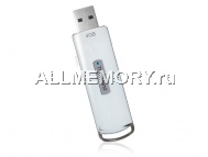 Флеш накопитель 4GB USB 2.0 JetFlash Drive V10, белый, Transcend