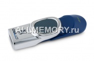 Флеш накопитель 4GB USB 2.0 Data Traveler 160, синий, слайдер, хром, Kingston