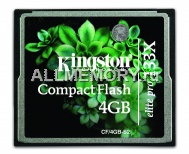 4GB CF, CompactFlash Card, Elite Pro, 133X, Kingston