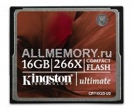 Карта памяти 16GB CompactFlash Card, Ultimate 266X, Kingston