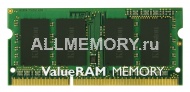4GB DDR3 PC10600 SO-DIMM Kingston ValueRAM