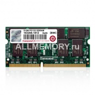 512MB SDRAM PC133 SO-DIMM CL3 Transcend 50mm width