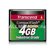 Карта памяти 4GB Industrial CompactFlash Card 200X, Transcend