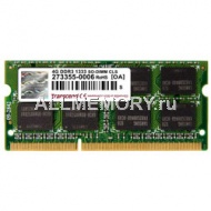 Оперативная память 4 GB DDR3 1333 SO-DIMM 9-9-9 Transcend