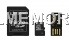 Карта памяти 16GB microSD/TransFlash Class 4 (with SD adapter + USB reader) Kingston